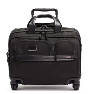 Tumi Alpha Deluxe Compact Exp. Wheeled Brief 39,5 cm Black
