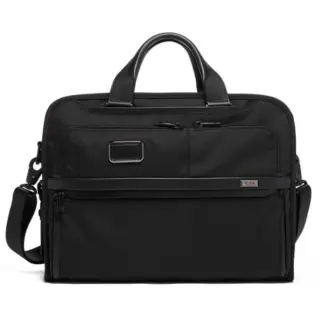 Tumi Alpha Organizer Portfolio Briefcase Black