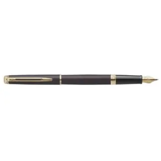 Waterman Hémisphère Metallic Lava Black GT vulpen