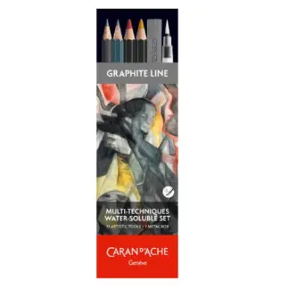 Caran d’Ache Graphite Line Multi-techniek wateroplosbare set