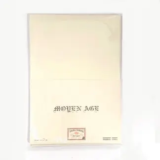 Crown Mill A4 Moyen Age Notepad / Schrijfblok ivoorwit