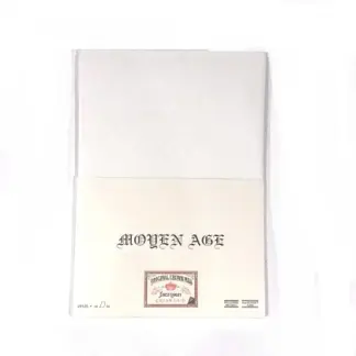 Crown Mill A5 Moyen Age Notepad / Schrijfblok wit