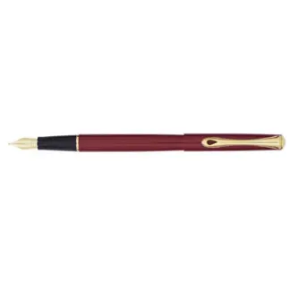 Diplomat Traveller Laquer Dark Red GT vulpen