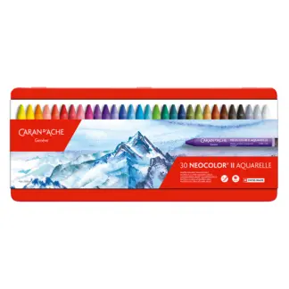 Caran d' Ache Neocolor ll waspastels 30 (wateroplosbaar)