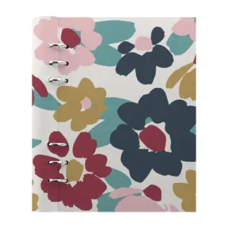 Filofax A5 Clipbook Floral Bloom White