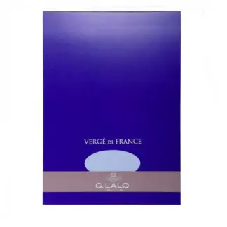 G.Lalo Vergé de France A4 Schrijfblok Lichtblauw