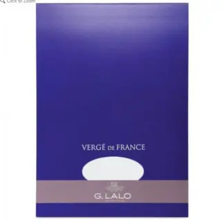 G.Lalo Vergé de France A4 Schrijfblok Wit