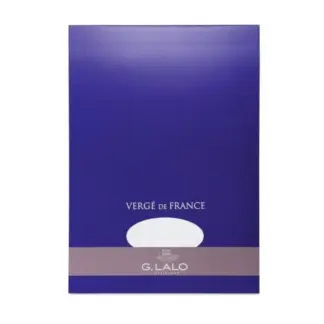 G.Lalo Vergé de France A5 Schrijfblok Extra wit