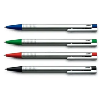 Lamy Logo Matt balpen mat zwart / rood / groen / blauw