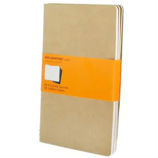 Moleskine Cahiers Journal Large Notebook Ruled Kraft