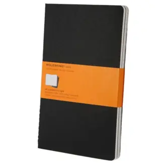 Moleskine Cahiers Journal Large Notebook Ruled Black