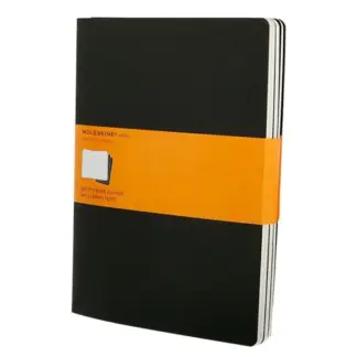 Moleskine Cahiers Journal XLarge Notebook Ruled black