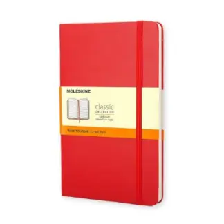 Moleskine Ruled Notebook Large hardcover Scarlet Red