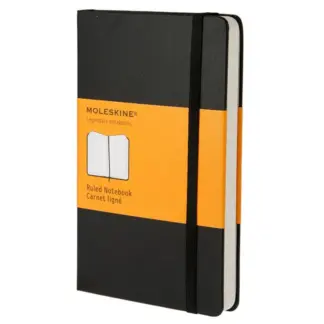 Moleskine Notebook Pocket Ruled hardcover black