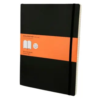 Moleskine Ruled Notebook Extra Large softcover black
