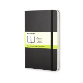 Moleskine Plain Notebook Large hardcover Black