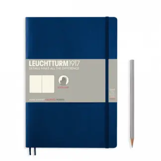 Leuchtturm1917 B5 Composition Notitieboek met zachte kaft dotted Navy Blue