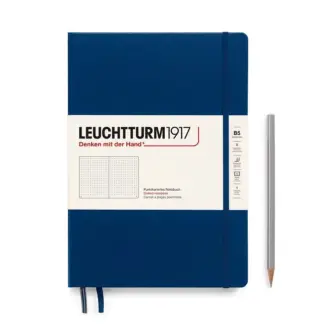 Leuchtturm1917 B5 Composition Notitieboek met harde kaft dotted Navy