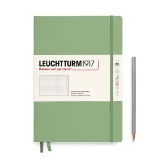 Leuchtturm1917 B5 Composition Notitieboek met harde kaft dotted Sage