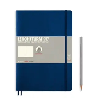 Leuchtturm1917 B5 Composition Notitieboek met zachte kaft blanco Navy