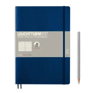 Leuchtturm1917 B5 Composition Notitieboek met zachte kaft ruled Navy