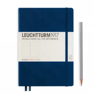 Leuchtturm1917 A5 Medium Notitieboek blanco Navy Blue