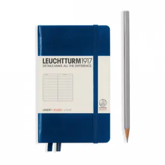 Leuchtturm 1917 A6 Pocket Notitieboek lined Navy Blue