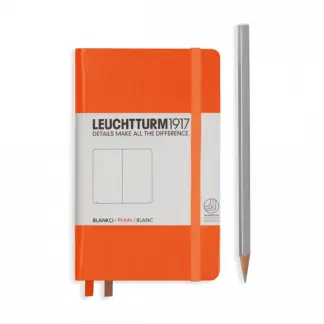 Leuchtturm 1917 A6 Pocket Notitieboek blanco Orange
