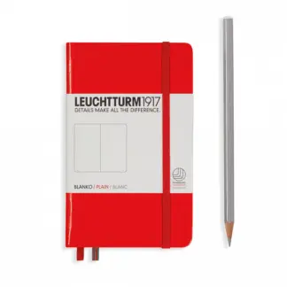 Leuchtturm1917 A6 Pocket Notitieboek blanco Red