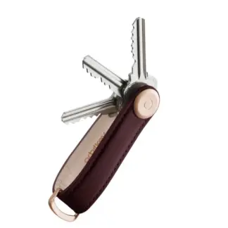 OrbitKey Key Organiser Active 2.0 Leather Wine