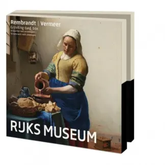 Bekking&Blitz (museum)kaartje vierkant: Rembrandt / Vermeer, Collection Rijksmuseum Amsterdam