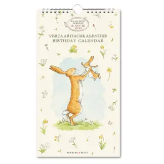 Bekking&Blitz Verjaardagskalender Sam McBratney, Anita Jeram, Raad eens hoeveel ik van je hou