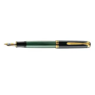 Pelikan Souverän M400 vulpen zwart / groen