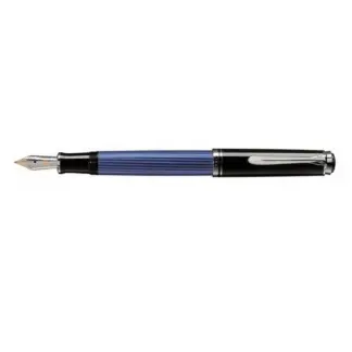 Pelikan Souverän  M405 vulpen zwart / blauw