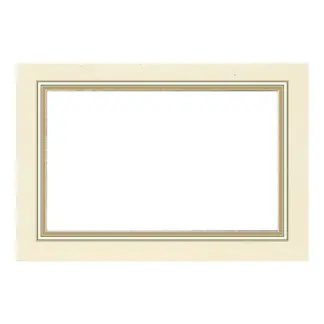 Caspari Tafelkaartjes Gold Border