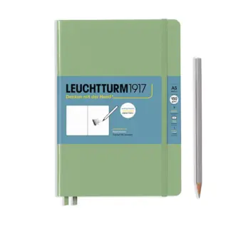 Leuchtturm1917 A5 Medium Schetsboek met harde kaft Sage
