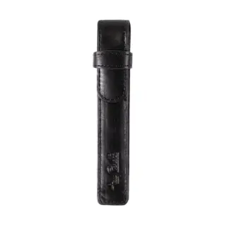 Toni Perotti Leren penetui met overslag voor 1 pen Black