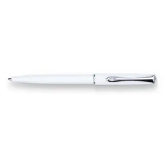Diplomat Traveller Laquer Snow white CT balpen