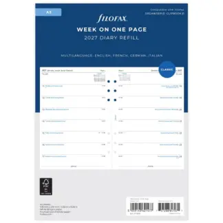 Filofax A5 2027 1 week per pagina