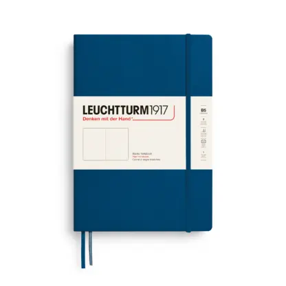 Leuchtturm1917 B5 Composition Notitieboek met hardcover Blanco Indigo