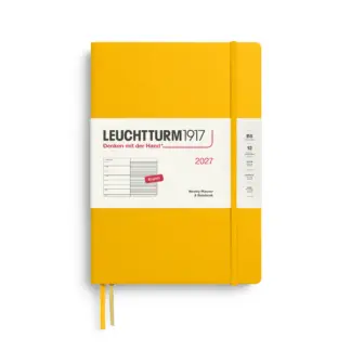 Leuchtturm1917 B5 Composition Weekly Planner & Notebook 2027 hardcover Sunflower