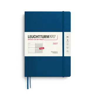 Leuchtturm1917 B5 Composition Weekly Planner & Notebook 2027 hardcover Indigo