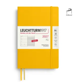 Leuchtturm1917 A5 Medium Weekly Planner & NoteBook 2027 softcover Sunflower