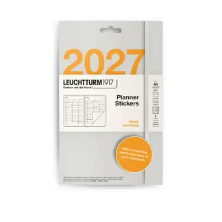 Leuchtturm1917 A5 Agenda-sticker 2027 Yearplanner-set