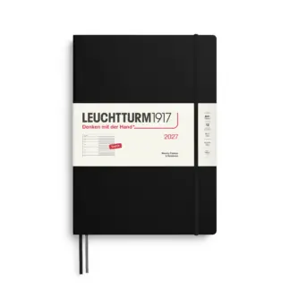 Leuchtturm1917 A4+ Master Weekly Planner/Notebook 2027 hardcover Black