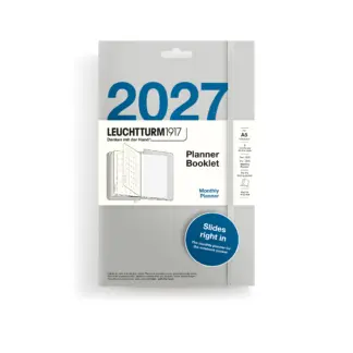 Leuchtturm1917 A5 Planner Booklet 2027, MonthlyPlanner